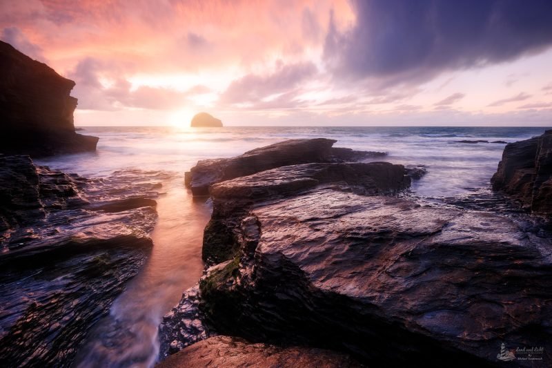 Trebarwith Strand Sunset